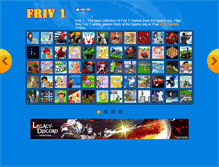 Tablet Screenshot of friv1game.org